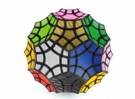 Verypuzzle Speed Tuttminx Black (pre-assembled with DIY stickers)