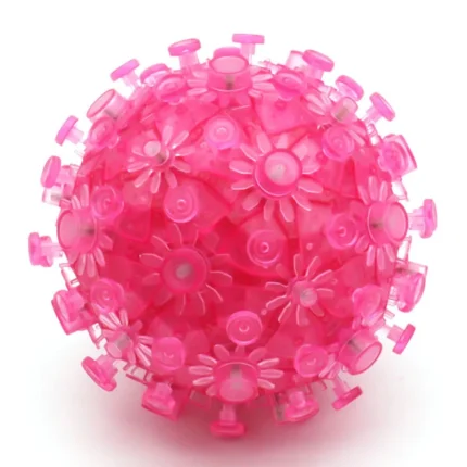 VeryPuzzle Wandering Football Cube Gear Virus Black Transparent Powder Limited Edition and Out of Print Alien Puzzle Toy