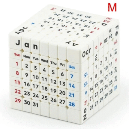 Calvin's Puzzle Tribox 7x7x7 Magnetic Calendar Cube