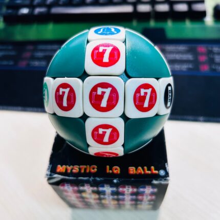 1983 Green IQ Tester Ball Cube puzzle Collect Cubes