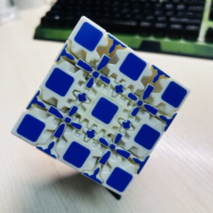 Collection Cube 5x5 Gear Cube 5X5x5 Cube Glossy High-end Speed Puzzle Toy White