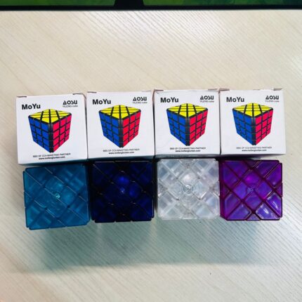 MoYu Aosu 4x4 Edge shifting Transparent version Collect Cubes 【4pcs】