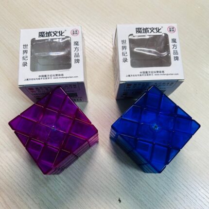 MoYu Aosu 4x4 Hot Wheels Purple Blue Transparent version Collect Cubes 【2pcs】