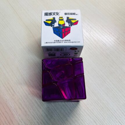 MoYu Aosu 3x3 Crazy Edge shifting Purple Transparent version Collect Cubes
