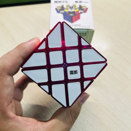 MoYu Aosu 4x4 Edge shifting Red Transparent version Collect Cubes