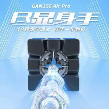 2018 GAN356Air Pro 3x3 Cube Black|White sticker version