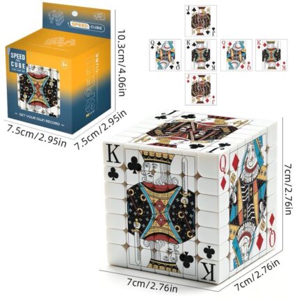 New poker 7x7 Cube JQK puzzle Cube