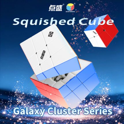 DianSheng 2x2 3x3 Squished Cube Magnetic | Non-magnetic