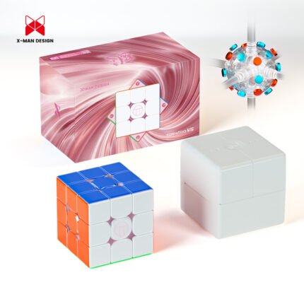 New QiYi 3x3 Cube Tornado V5 M UV Pioneer Edition Pink core 【Picube 9th Anniversary SE Limited Edition 1200 】