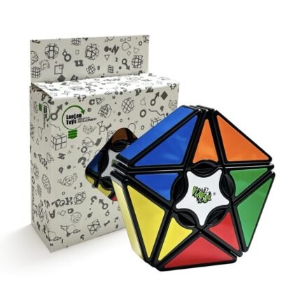 Lanlan Five-pointed Star Cube Black Body Sticker Version