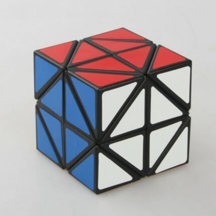 Lanlan  Helicopter Cube Twelve-axis rotating prismatic regular hexahedron irregular cube Black|White