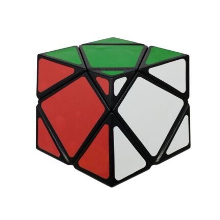 Lanlan Large stone slanted surface tilting cube  Squished Skewb Cube Black|White