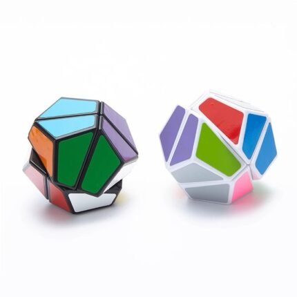LanLan 2x2 Megaminx Cube 12Faces Ultimate Like Cube Black|White