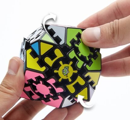 Lanlan Cube Gear Dodecahedron Cube Black