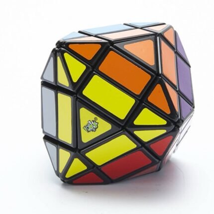Lanlan 4x4 8-sided gyro cube Black|white