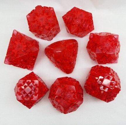 Lanlan Gear Cube Red transparent version