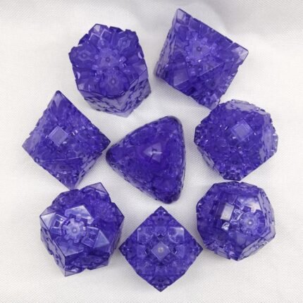 Lanlan Gear Cube Purple transparent version
