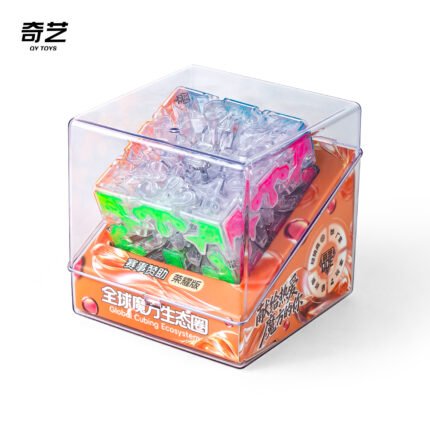 2026 QiYi GCE Gear 3x3 Magnetic Cube UV Limited Edition Event Honor Edition