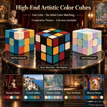 ZCUBE 3x3 Magnetic Cube New color scheme